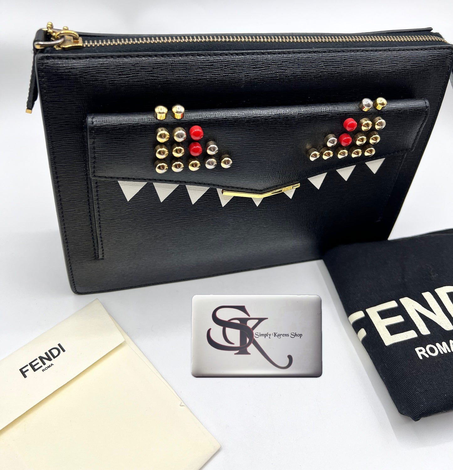 Fendi Monster Studded Crossbody Bag (🇵🇭P38,270)