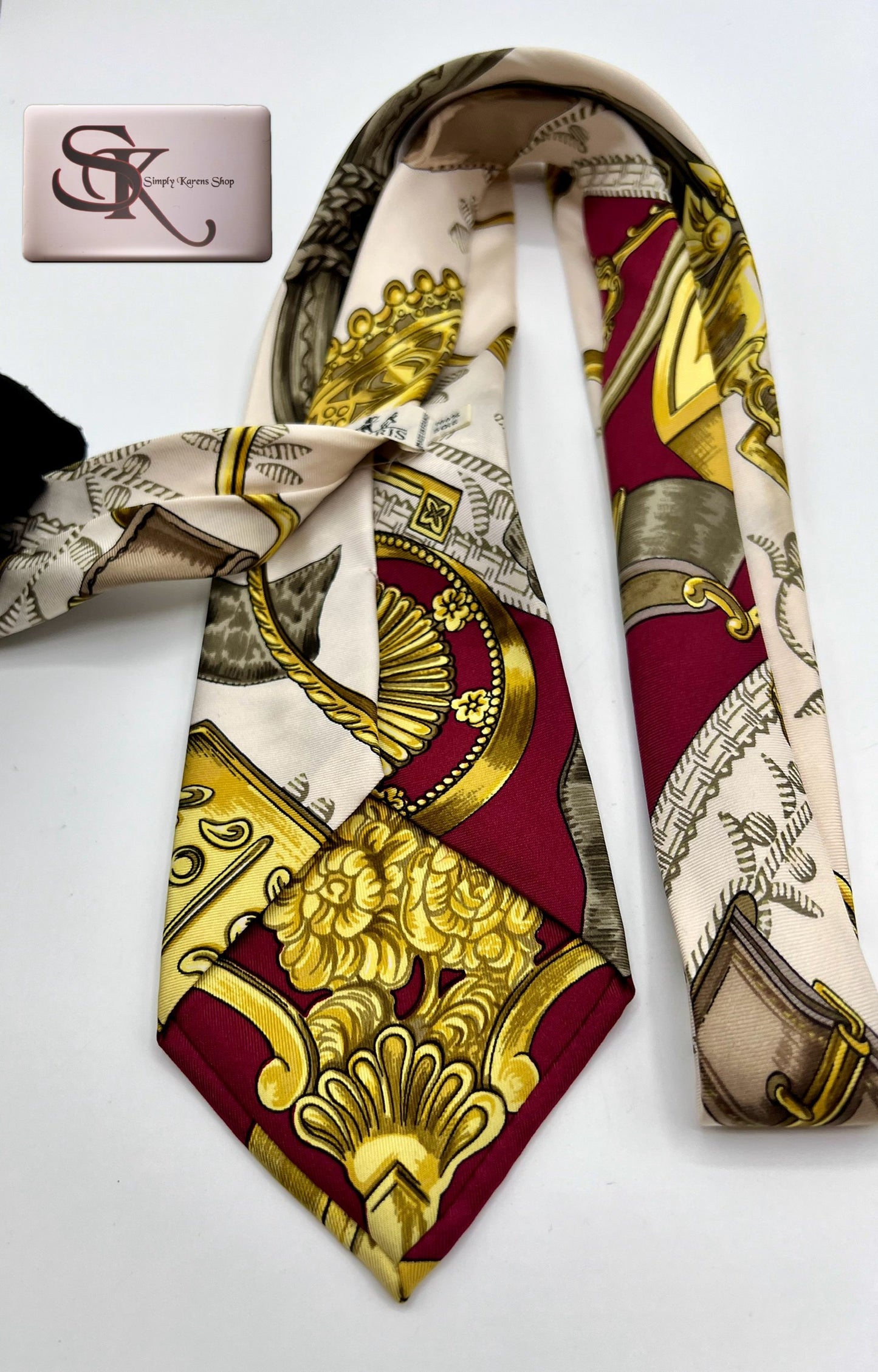 Hermes Silk Necktie