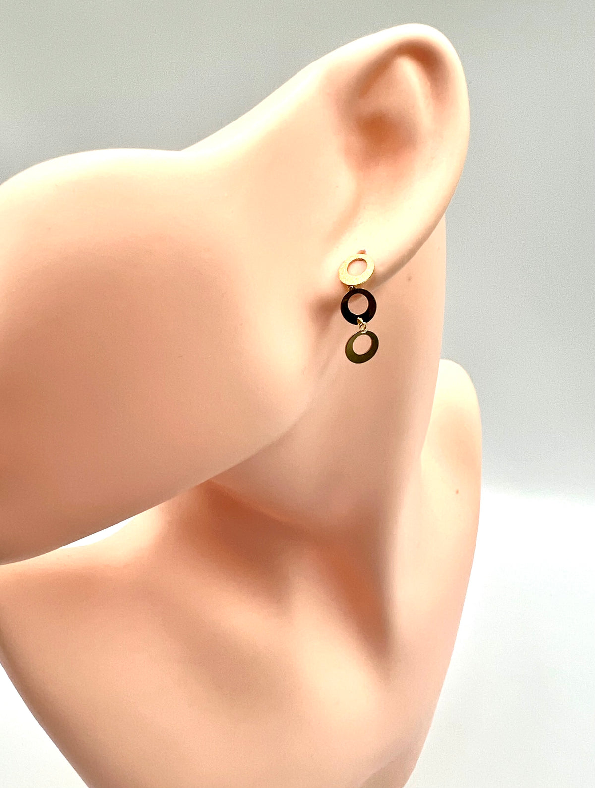 K18 Yg Design Drop Earings 1.2g (🇵🇭P13,200)