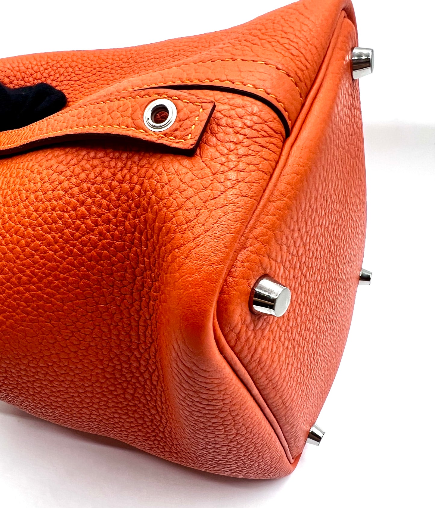 Hermes Picotin 18 Orange Taurillon Clemence Leather PHW Stamp T (🇵🇭P167,700)