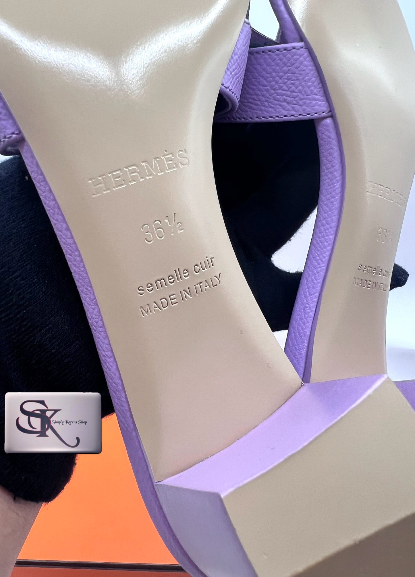 HERMES OASIS LILAC S 36 1/2