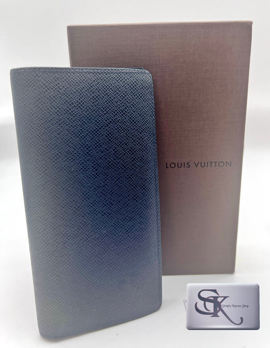 Lv Tiger Navy blue Bifold Long wallet