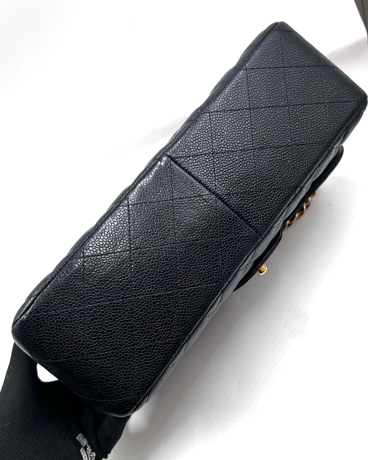 Chanel Classic Black Jumbo Caviar Double Flap GHW S30cm Series 15  (🇵🇭P318,200)