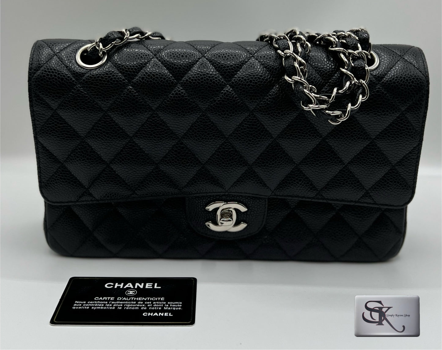 Chanel Caviar Double Flap 25