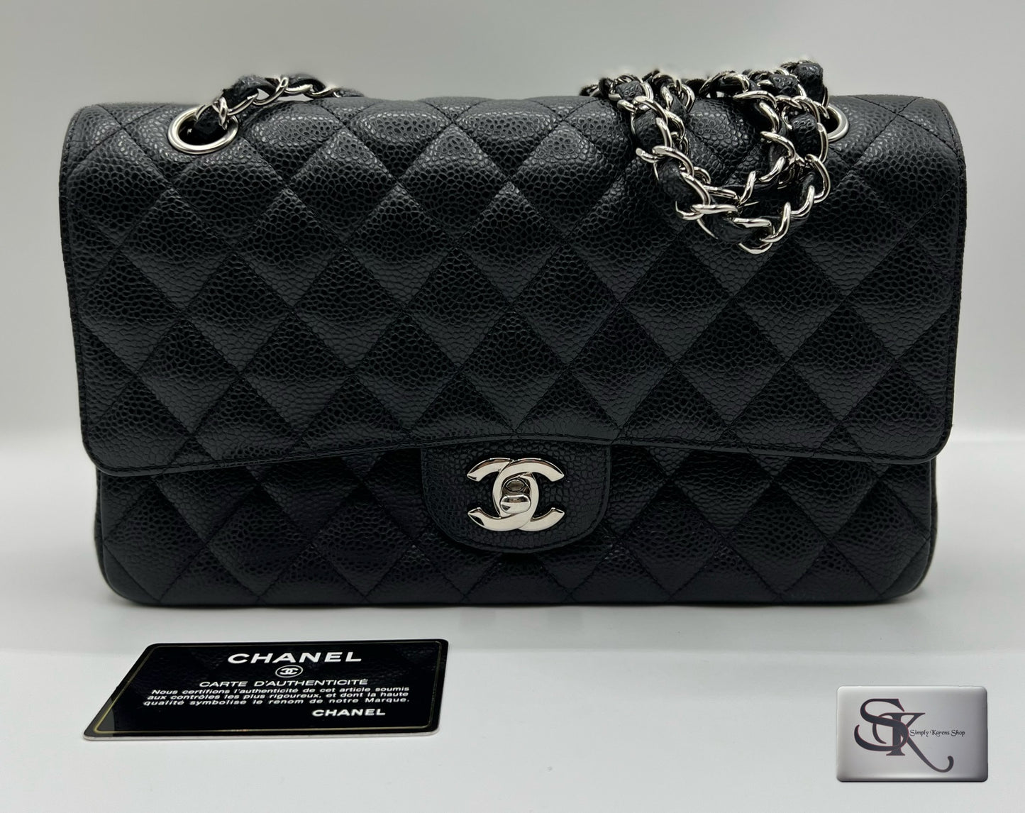 Chanel Caviar Double Flap 25