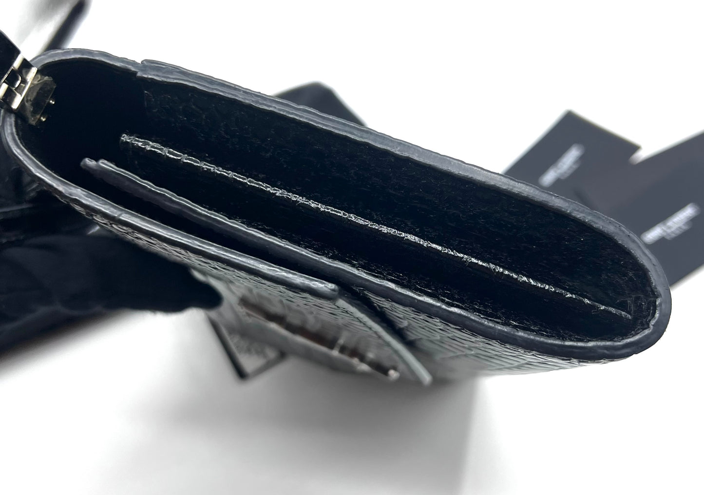 Yves Saint Laurent Black Embossed Uptown Crossbody Bag  (🇵🇭P63,640)