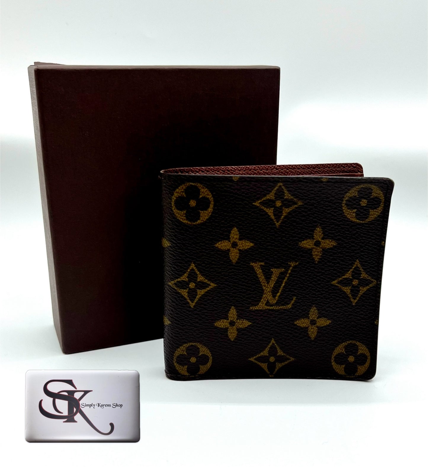 Lv Monogram short mens bifold wallet