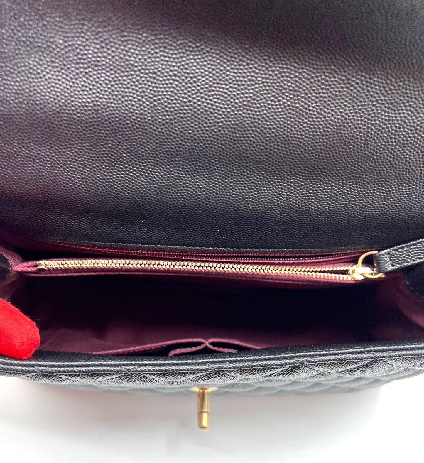 Chanel Top Handle Caviar MM size