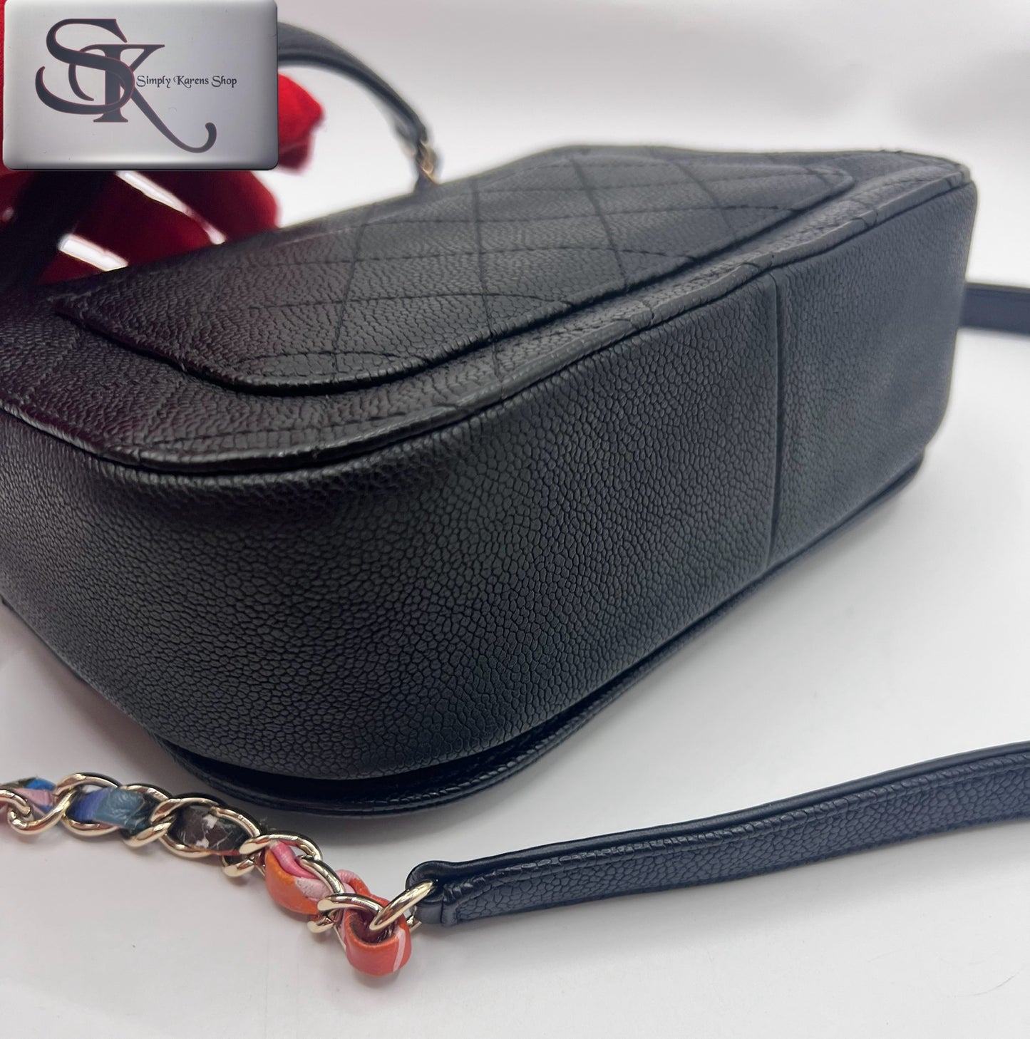 Chanel Cuba Half Coco Caviar shoulder bag