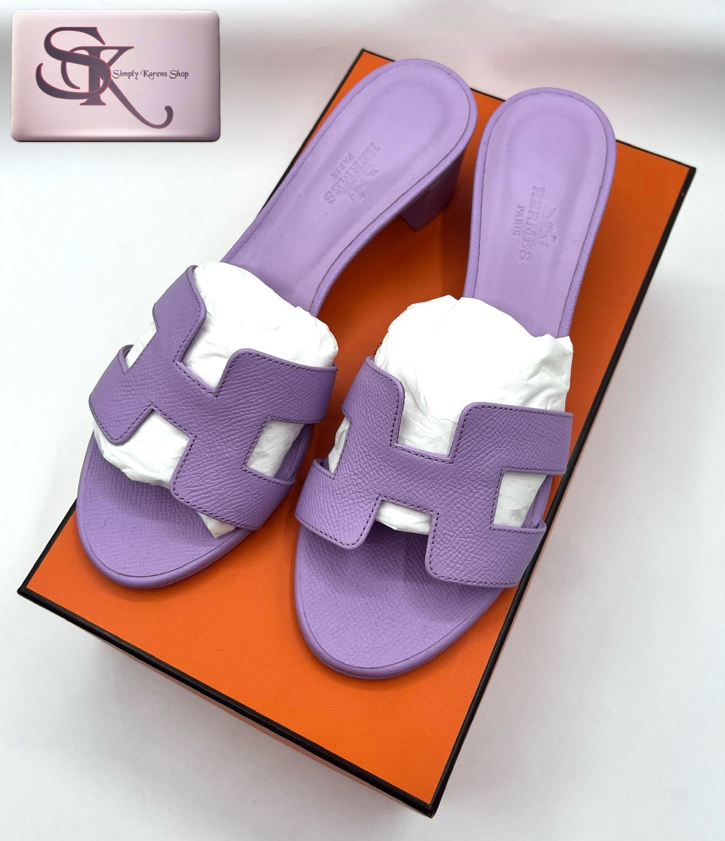 HERMES OASIS LILAC S 36 1/2