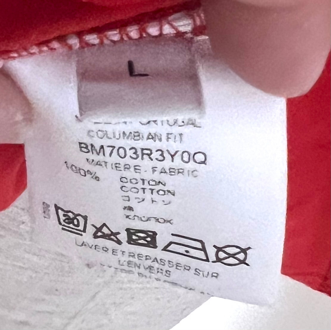 Givenchy Red Tshirt L Size     (🇵🇭P5,160)
