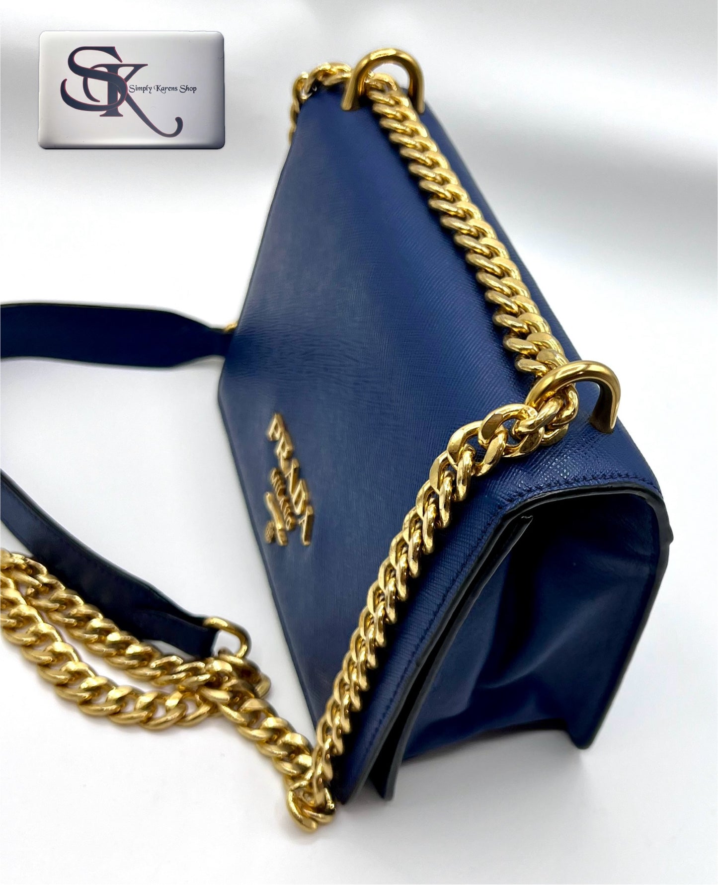 Prada Saffiano flap Chain crossbody