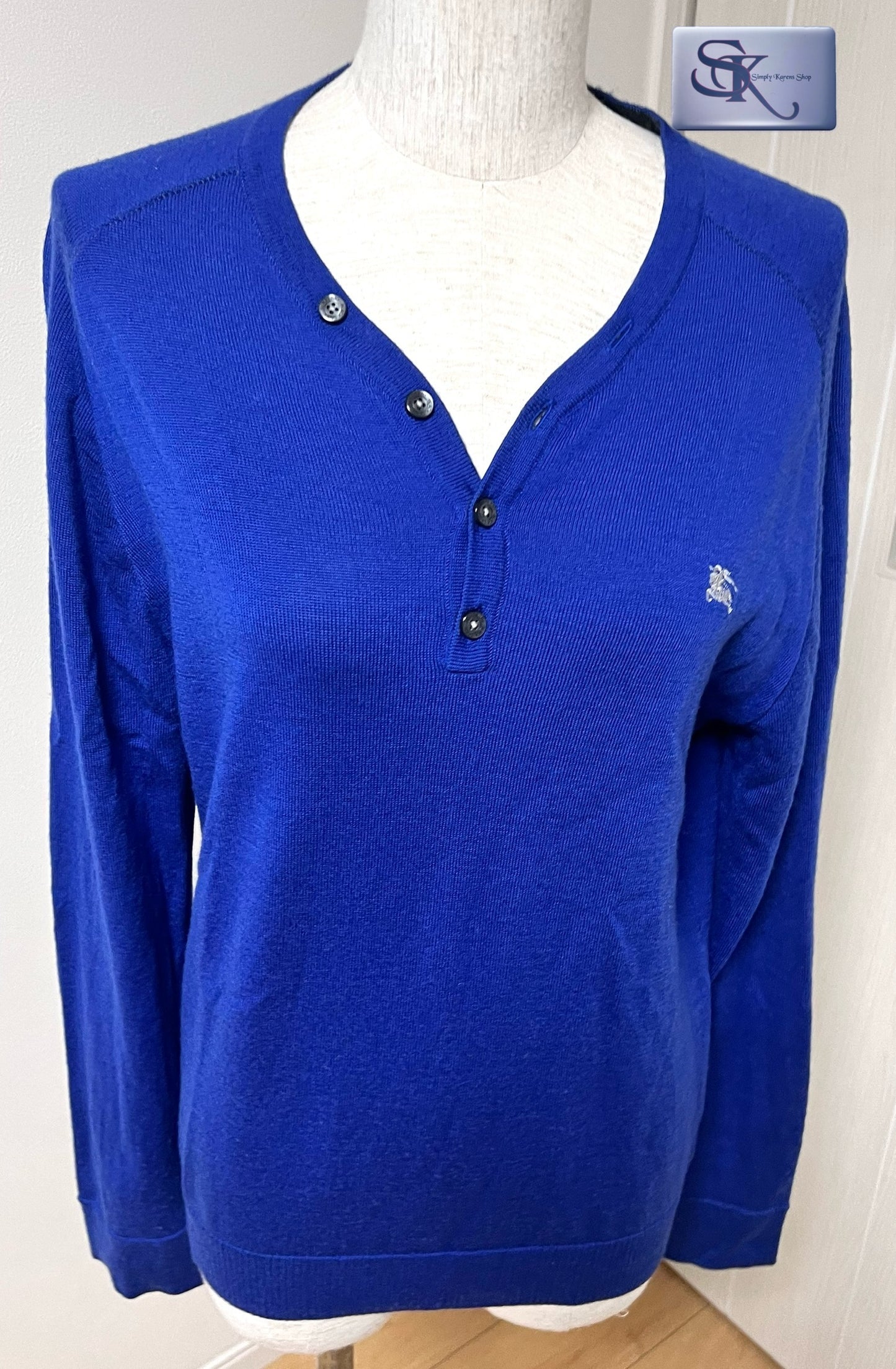 Burberry London Blue Sweater Size 3 Womens Large 🇵🇭P5,600🇵🇭