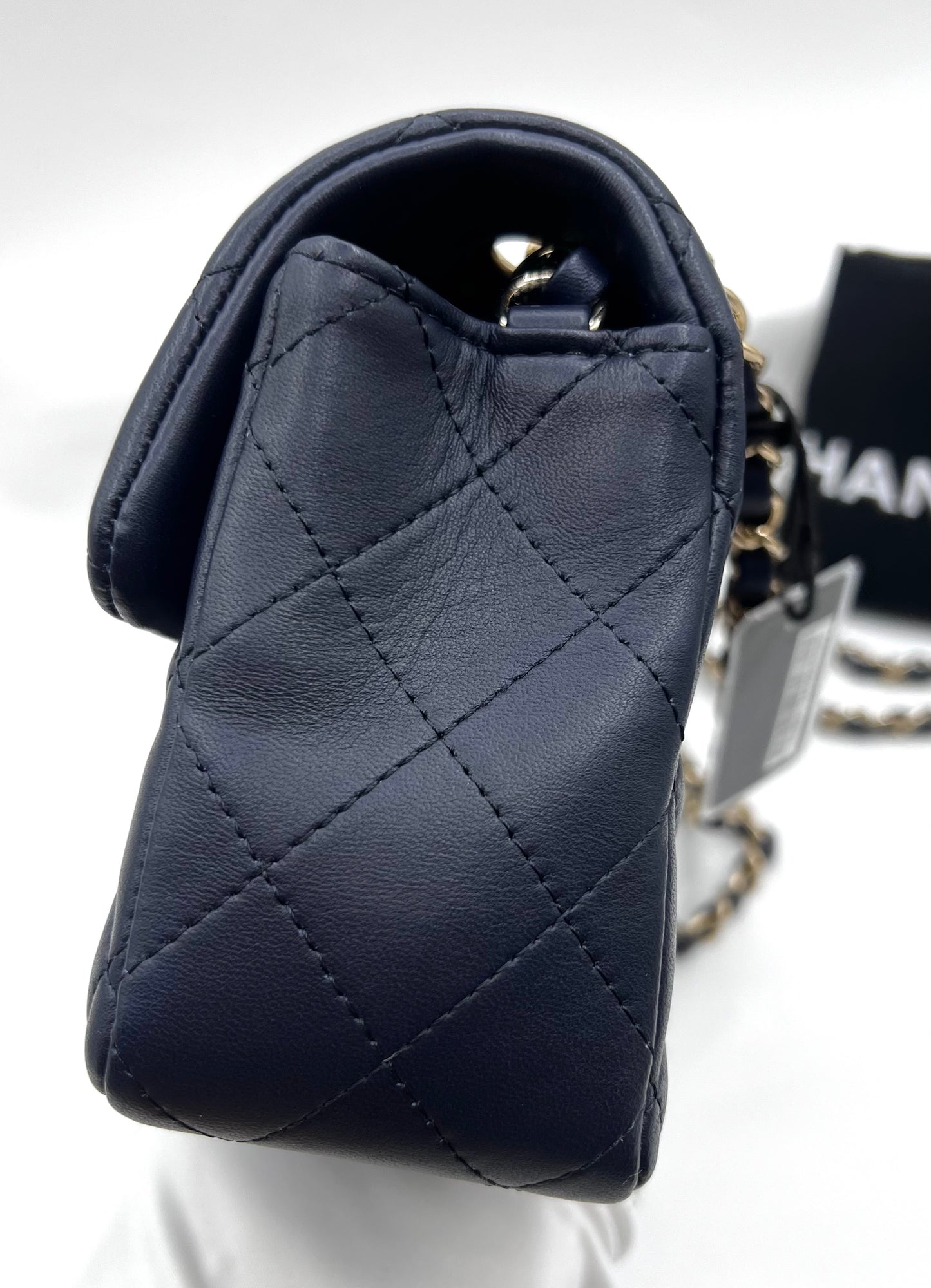 Chanel Classic Mini Flap Dark Blue Lambskin GHW 29Holo      (🇵🇭P257,140)
