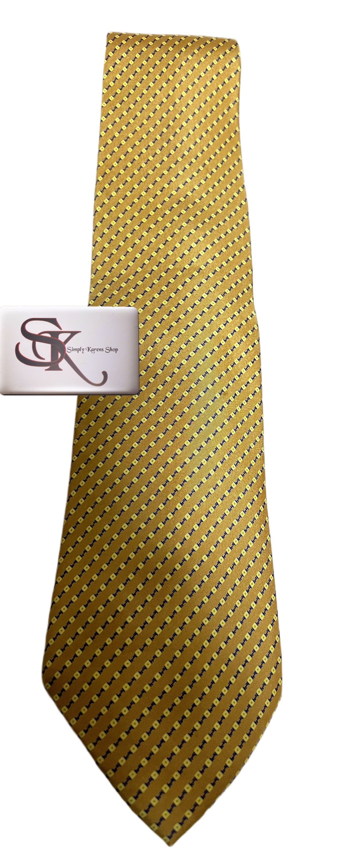 Christian Dior  Yellow Necktie