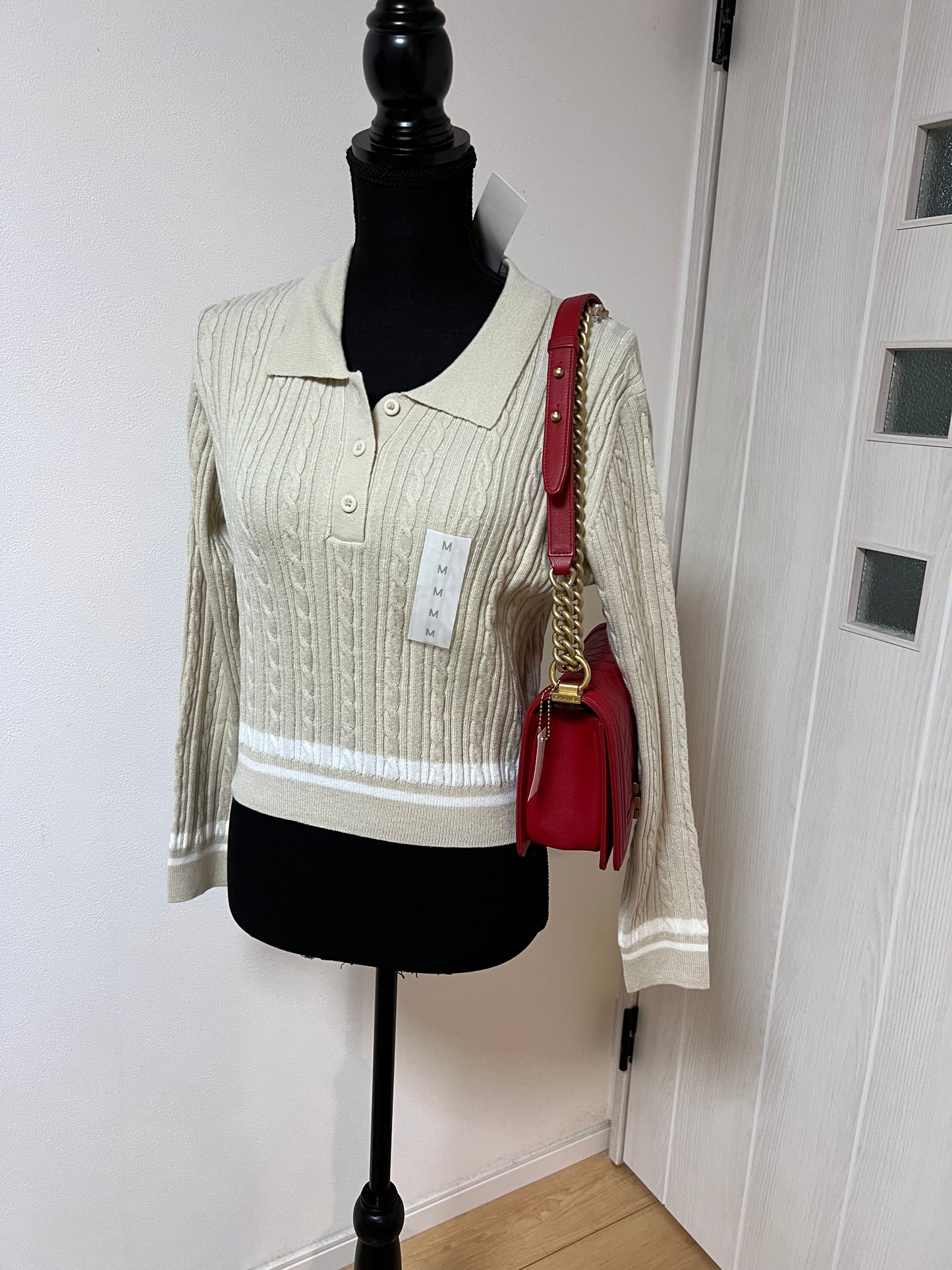 Chanel Caviar red Leboy Old Medium GHW