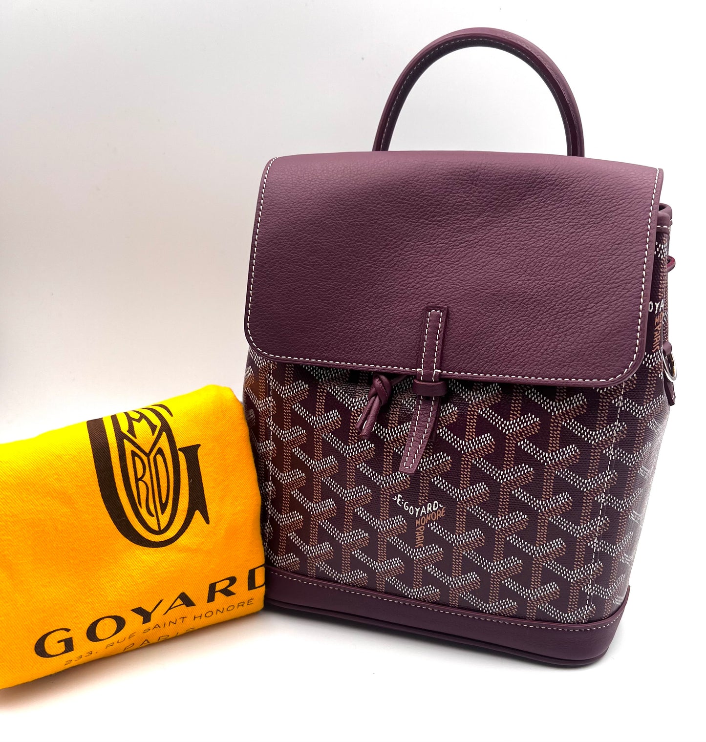 Goyard Alpin Mini Burgundy Back Pack (🇵🇭P206,400)
