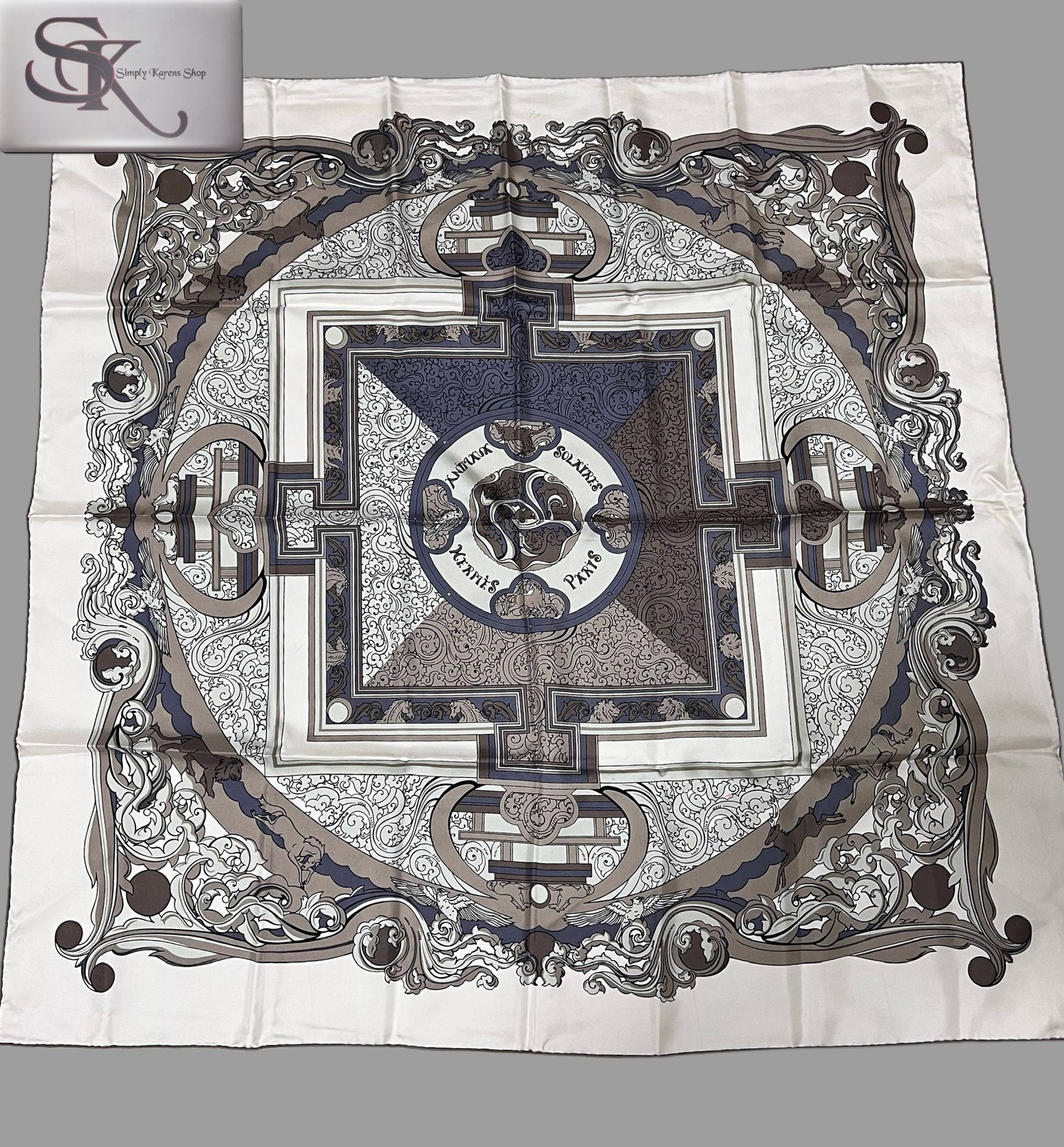 Hermes Silk Scarf Carre 90     (🇵🇭P9,460)