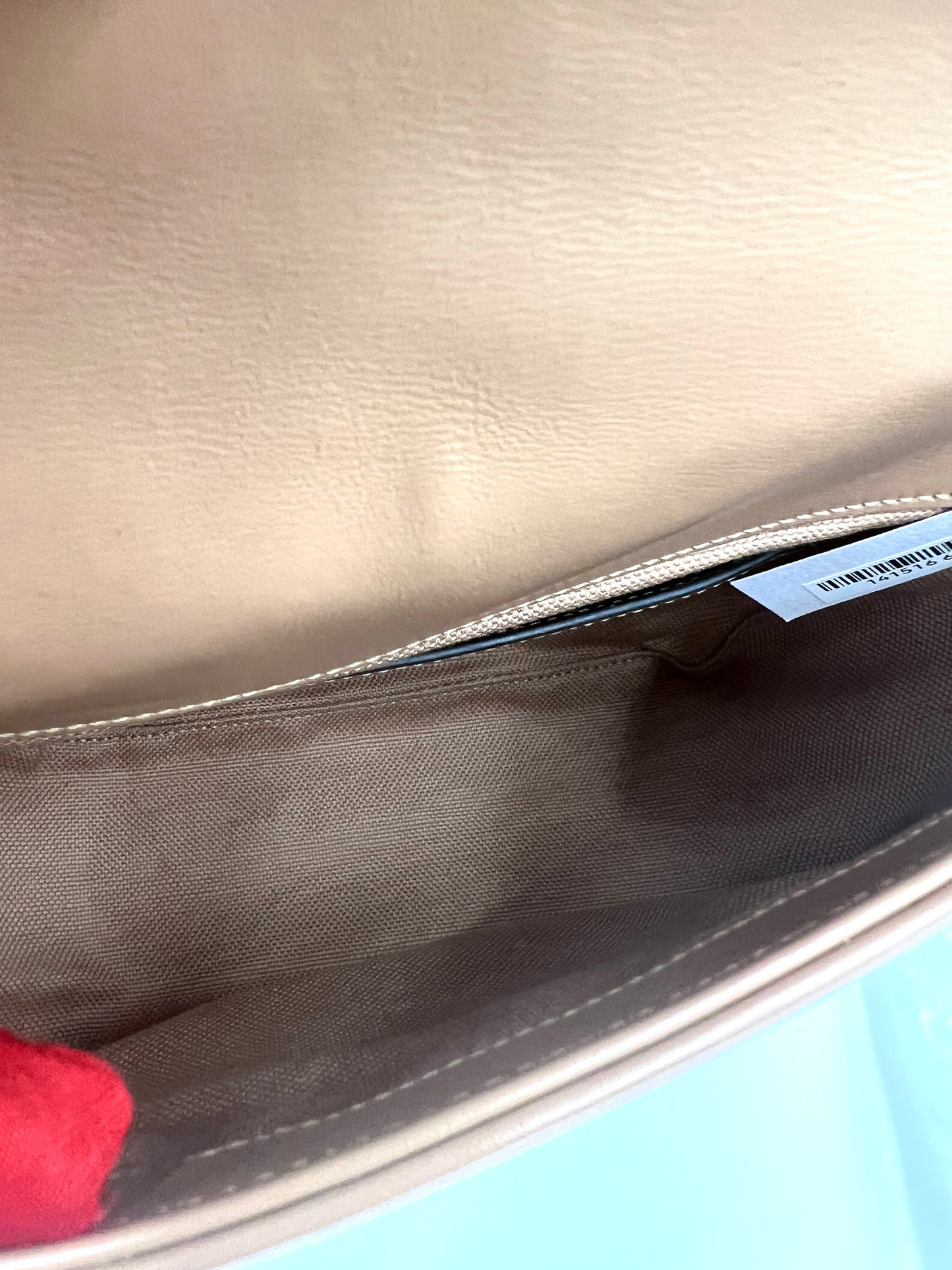 Gucci GG Marmont Neutral Mini Padded Crossbody Bag