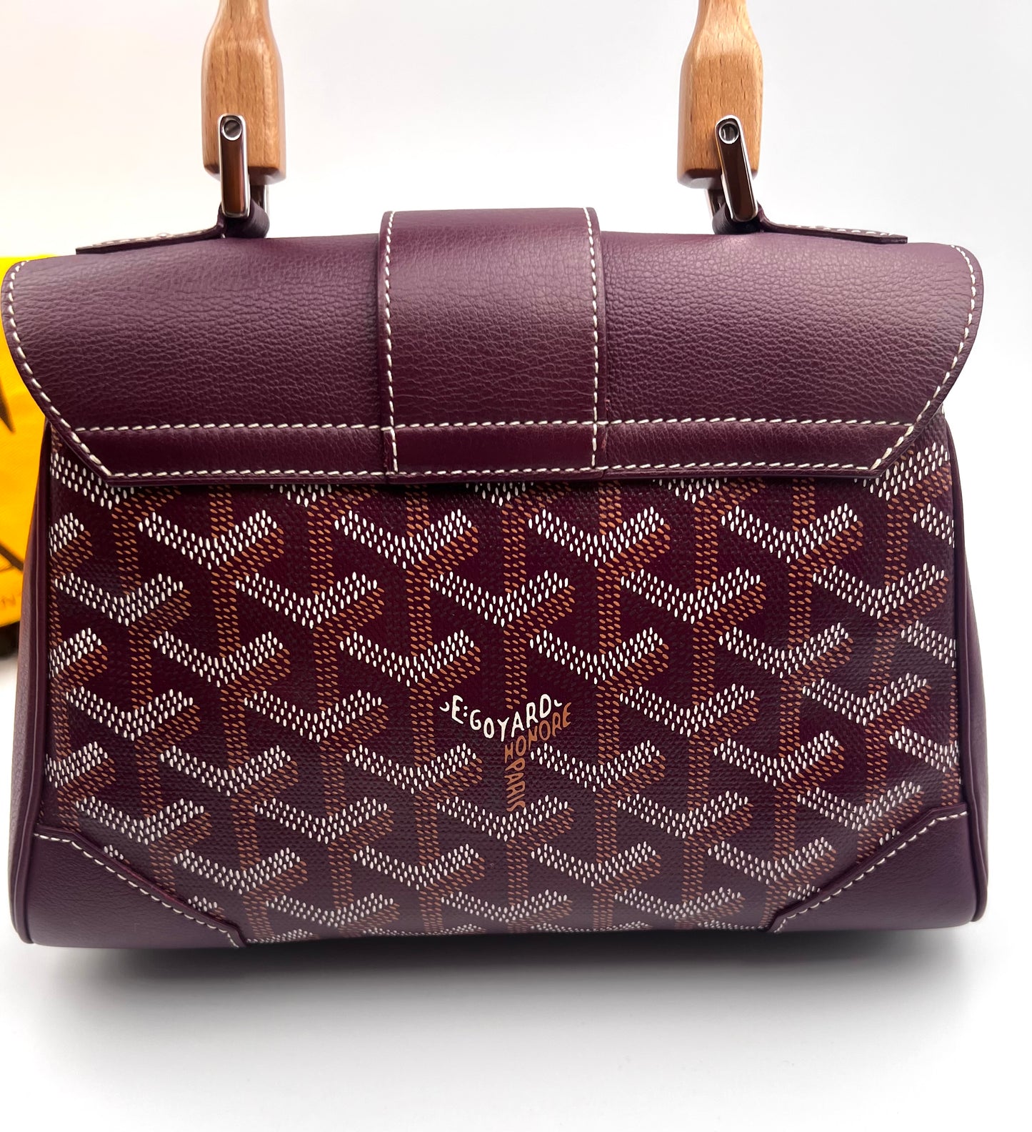 Goyard Mini Saigon Burgundy 2 way Bag w/ Dust Bag              (🇵🇭P193,500)