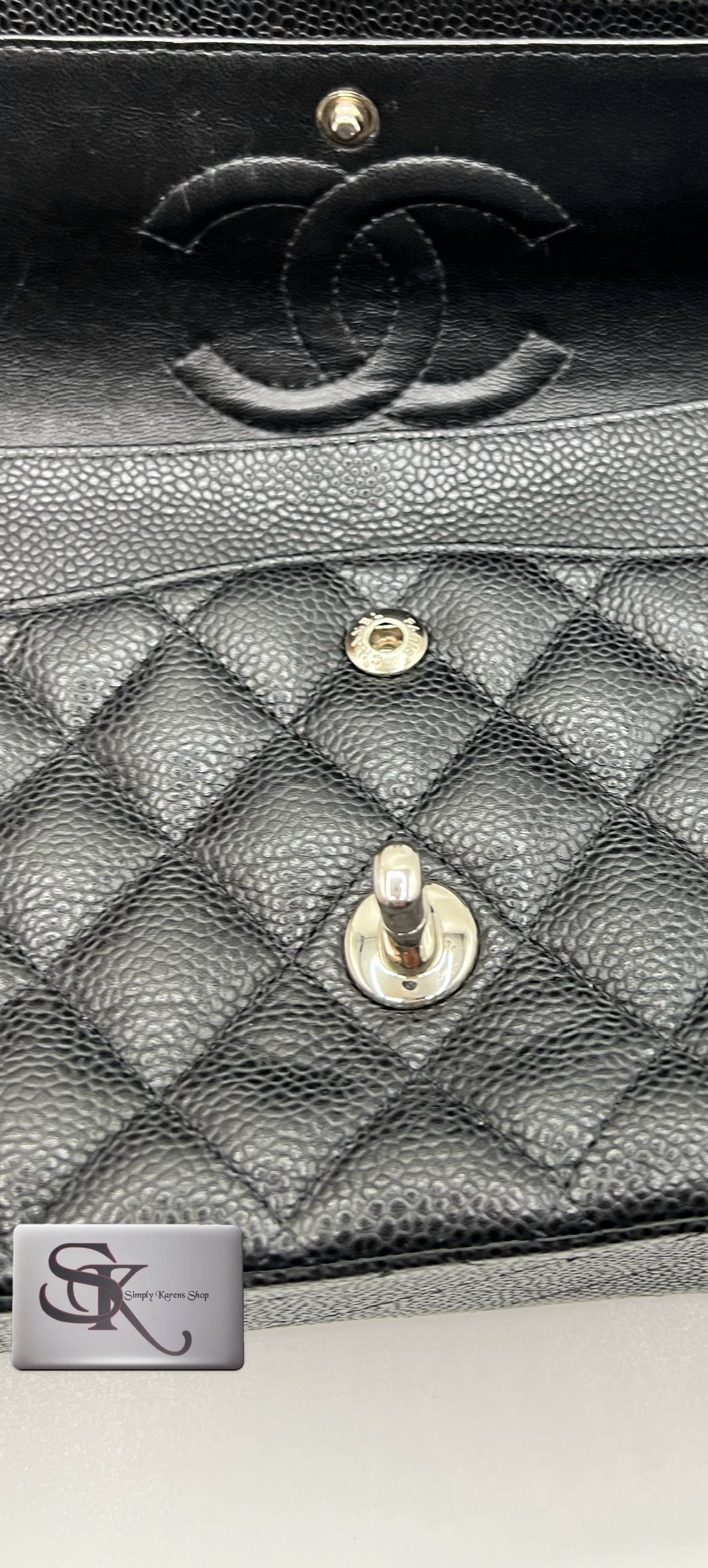 Chanel Caviar Double Flap 25