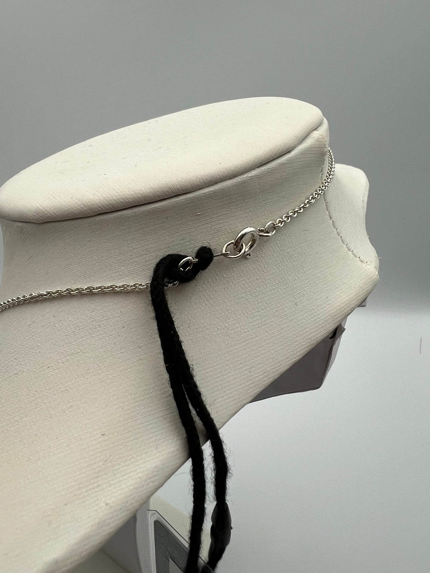Tiffany & Co Silver 925 Notes 727 Fifth Avenue Heart Tag Necklace 41cm (🇵🇭P12,040)