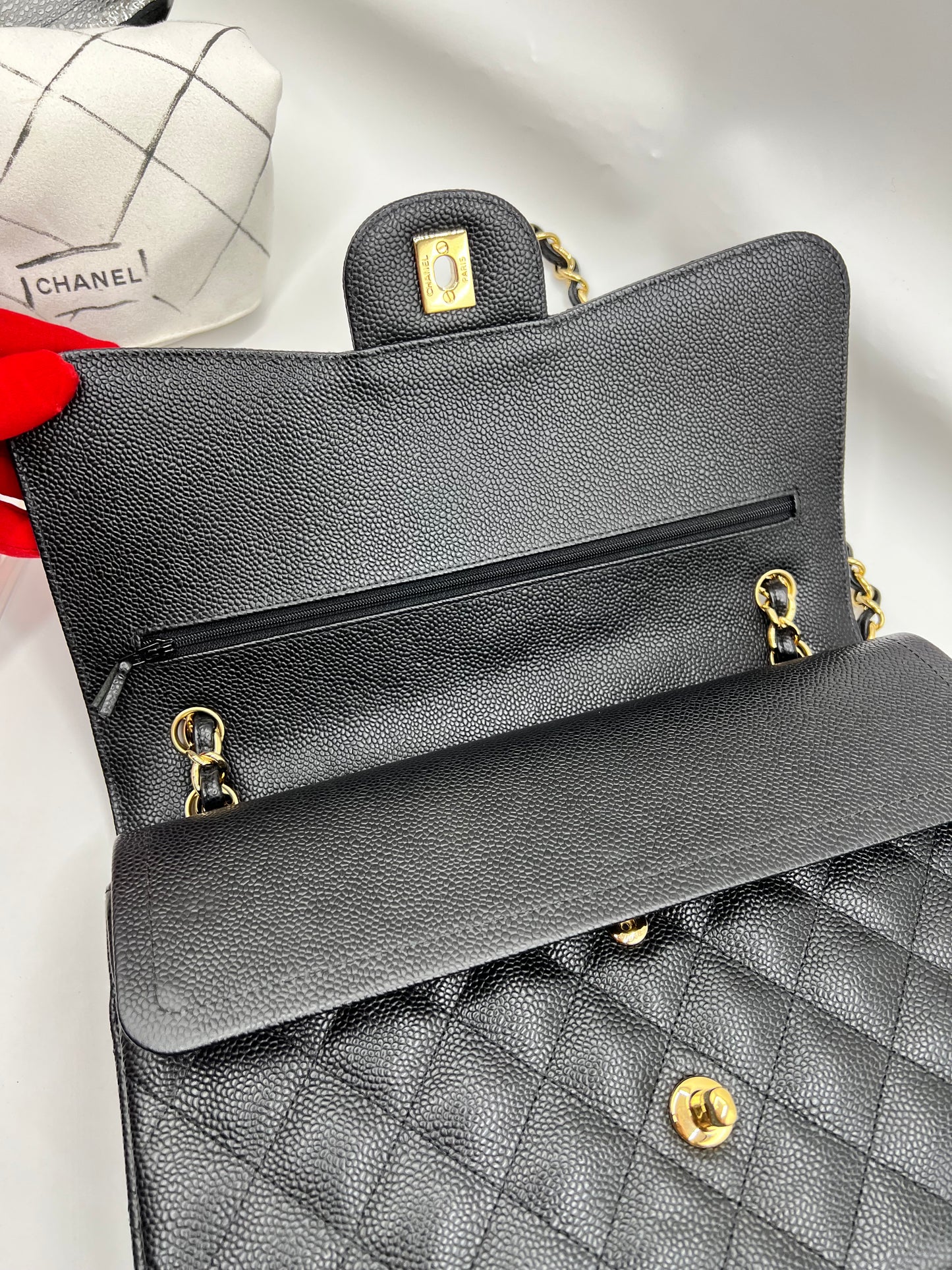 Chanel Caviar Jumbo Double Flap