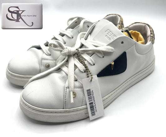 Fendi Monster White Sneakers S36 (23cm)   (🇵🇭P12,040)