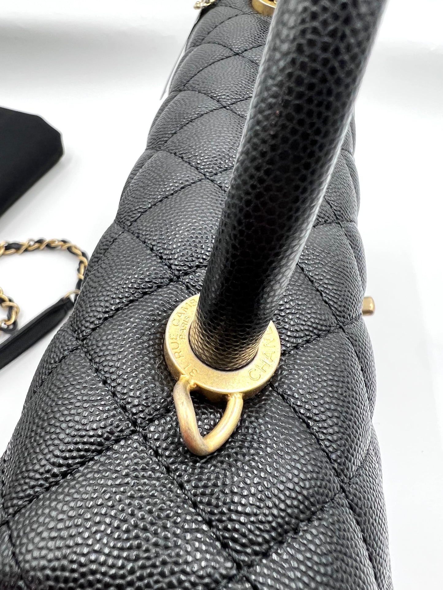 Chanel Top Handle Caviar MM size