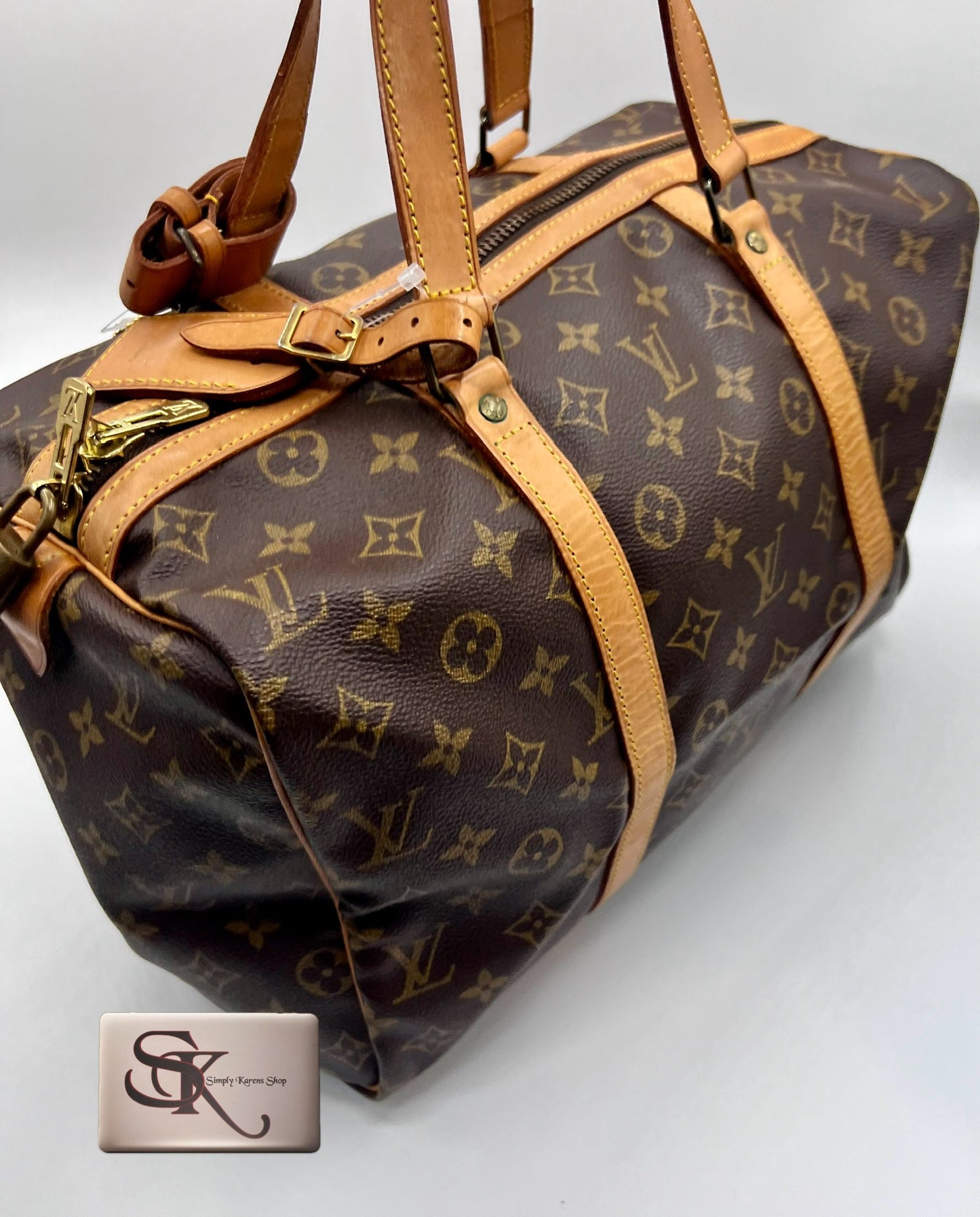 LV MONOGRAM SAC SOUPLE 35 DUFFLE BAG