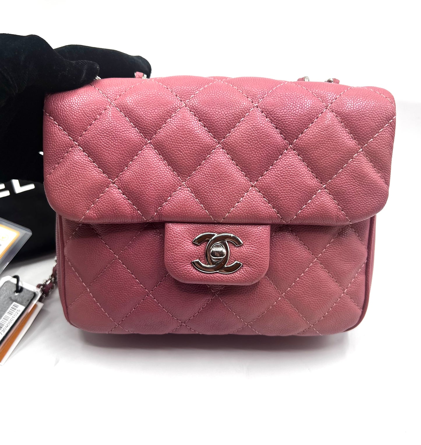 Chanel Pink Hue Caviar Mini Flap 2 way bag 25Series        (🇵🇭P189,200)