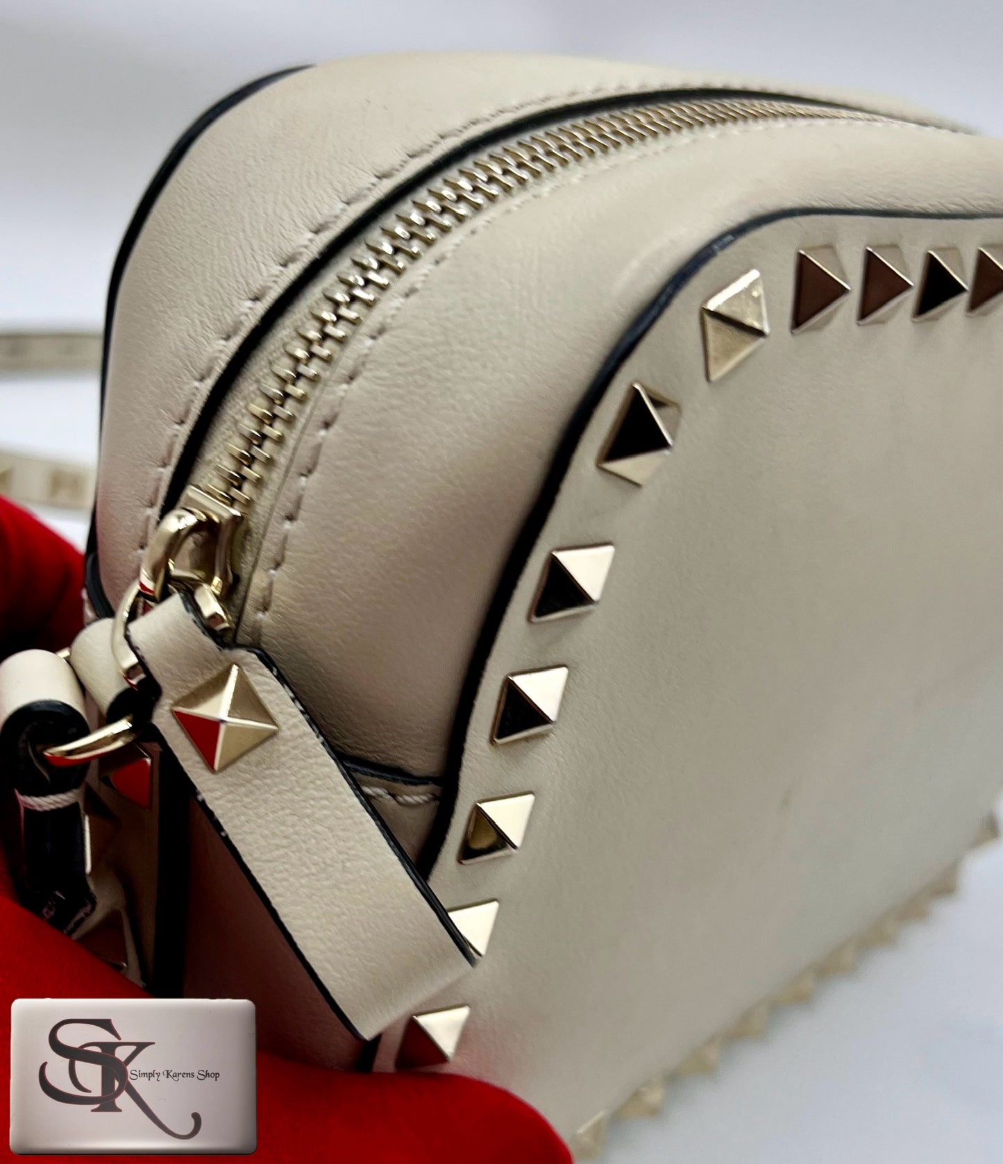 Valentino Garavani Rockstud Camera Crossbody Bag