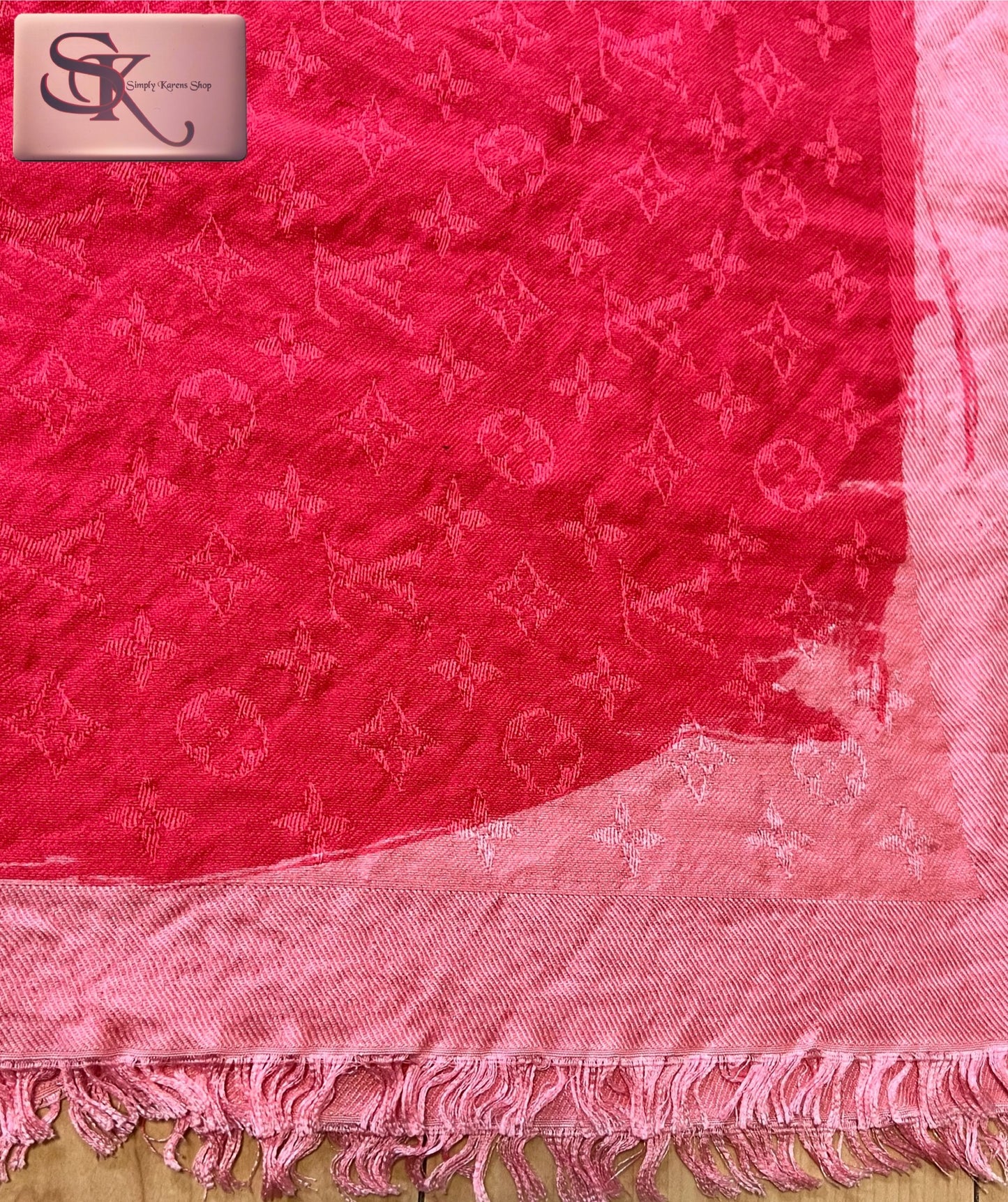 Lv Pink Shawl