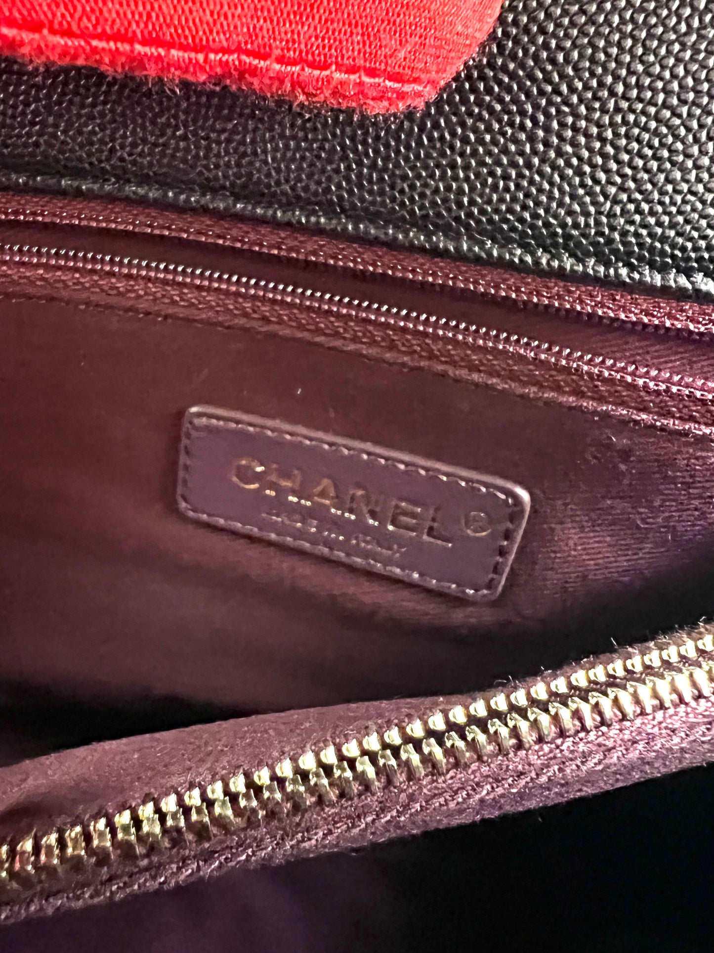 Chanel Top Handle Caviar MM size