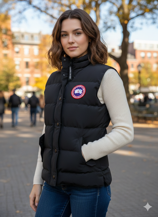 Canada Goose Black Down Vest S~M Size (🇵🇭P24,940)