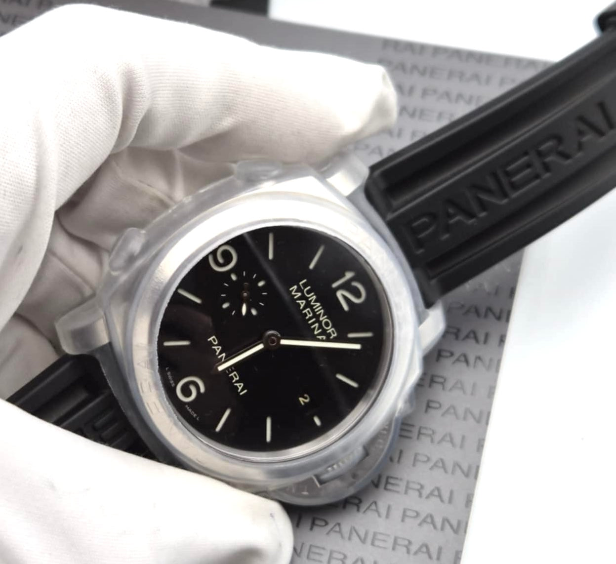 Panerai Luminor Marina AT 44mm SS/Black Strap 20cm   (🇵🇭P257,150)