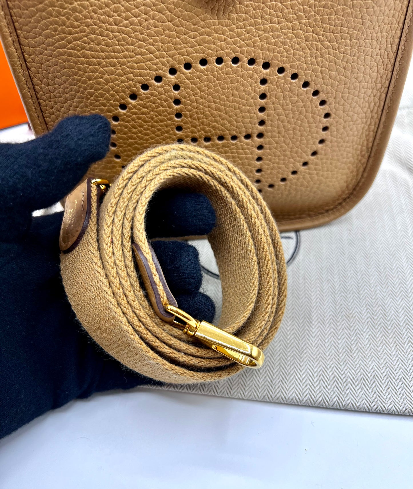 Hermes Evelyn TPM 4B Bisciut GHW Stamp Z 2021                (🇵🇭P150,500)