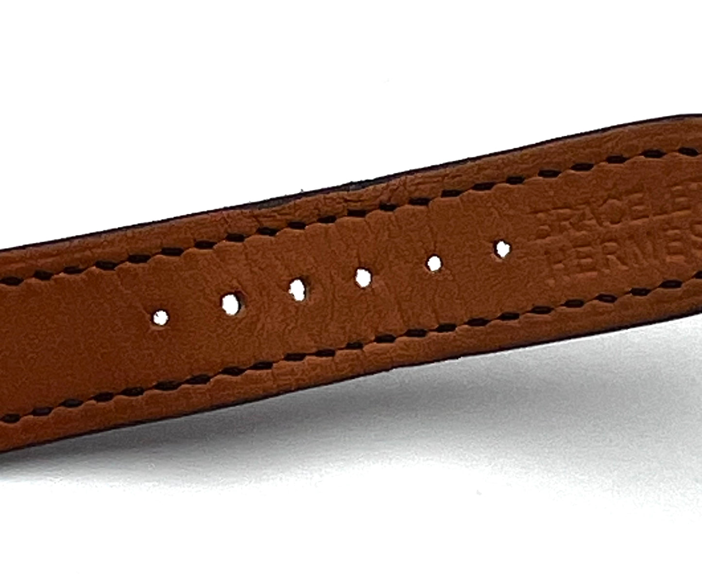 Hermes H Watch Black Dial/ Black Leather strap 21mm Yr.2021 16cm (🇵🇭P79,550)