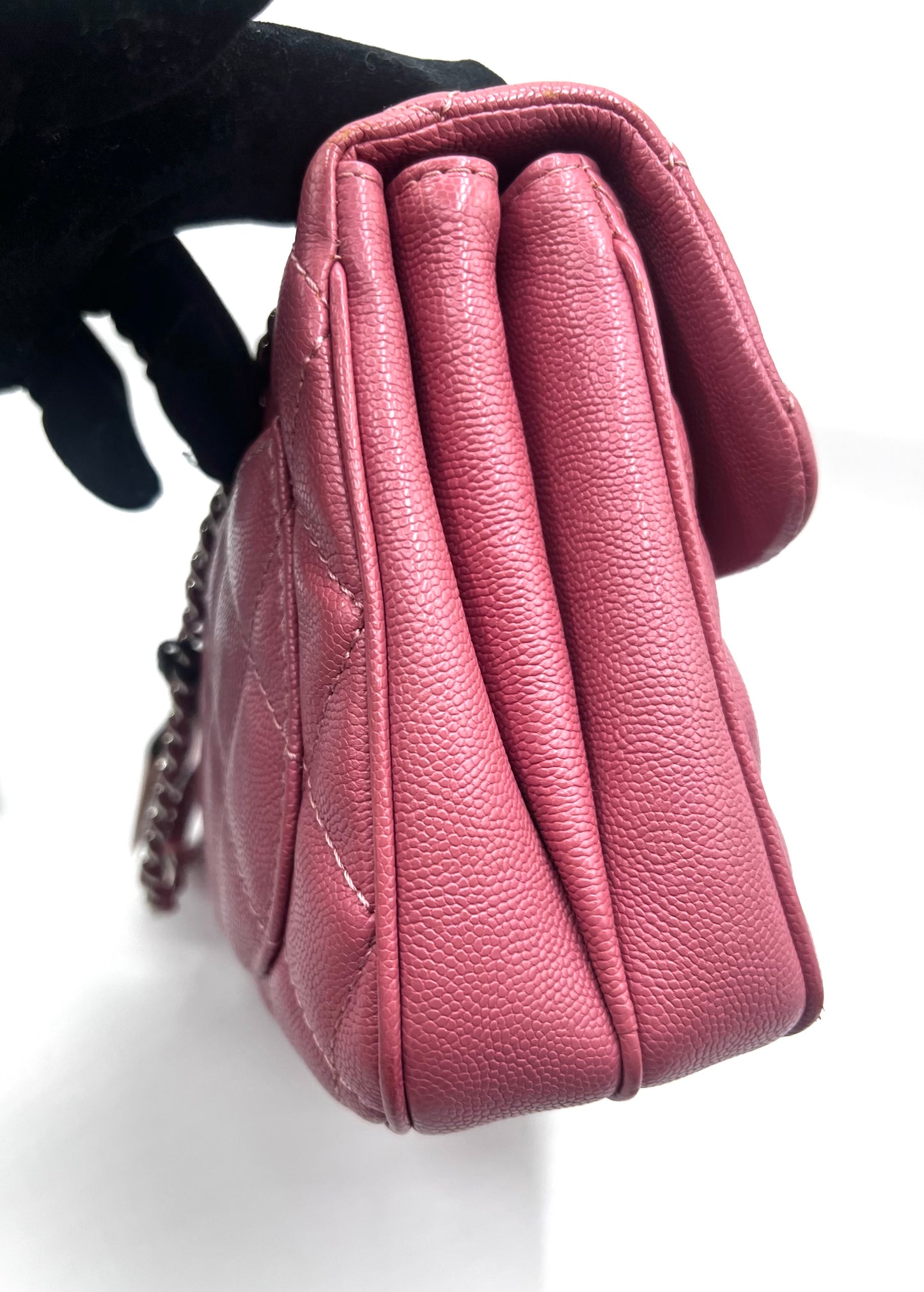 Chanel Pink Hue Caviar Mini Flap 2 way bag 25Series        (🇵🇭P189,200)