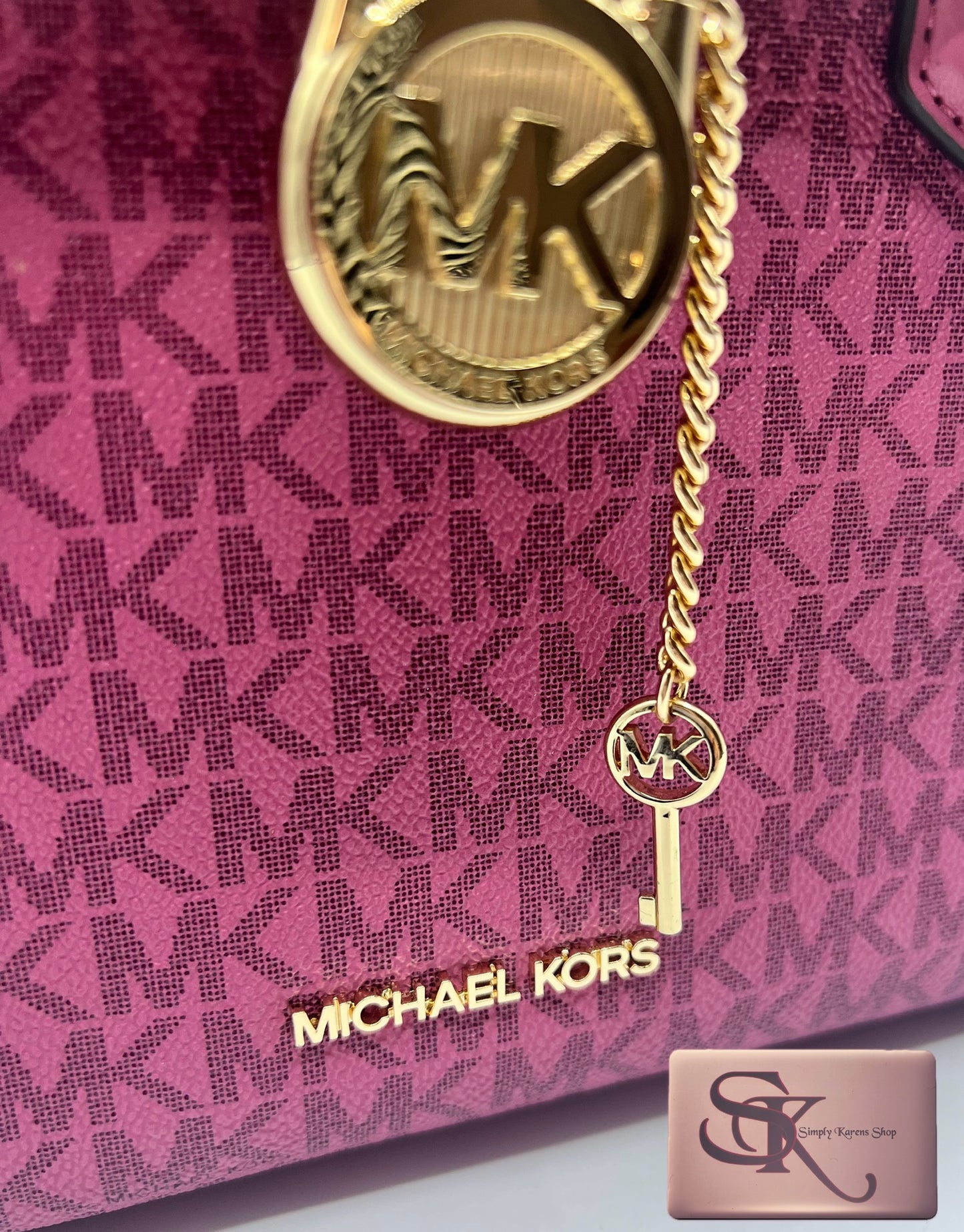 Michael Kors Pink hand bag no strap