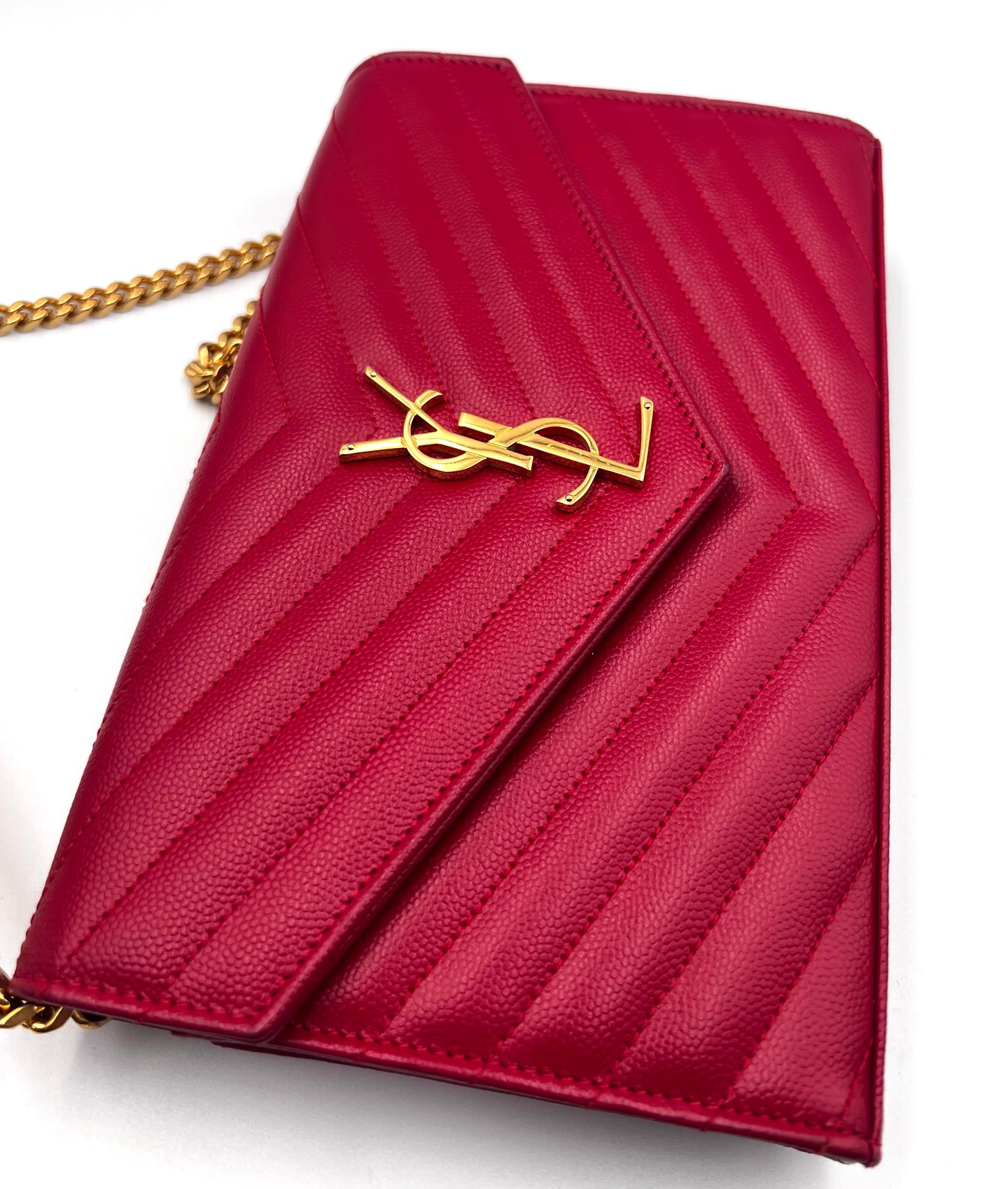 Yves Saint Laurent Cassandre Wallet On Chain Mm Size       (🇵🇭P63,640)