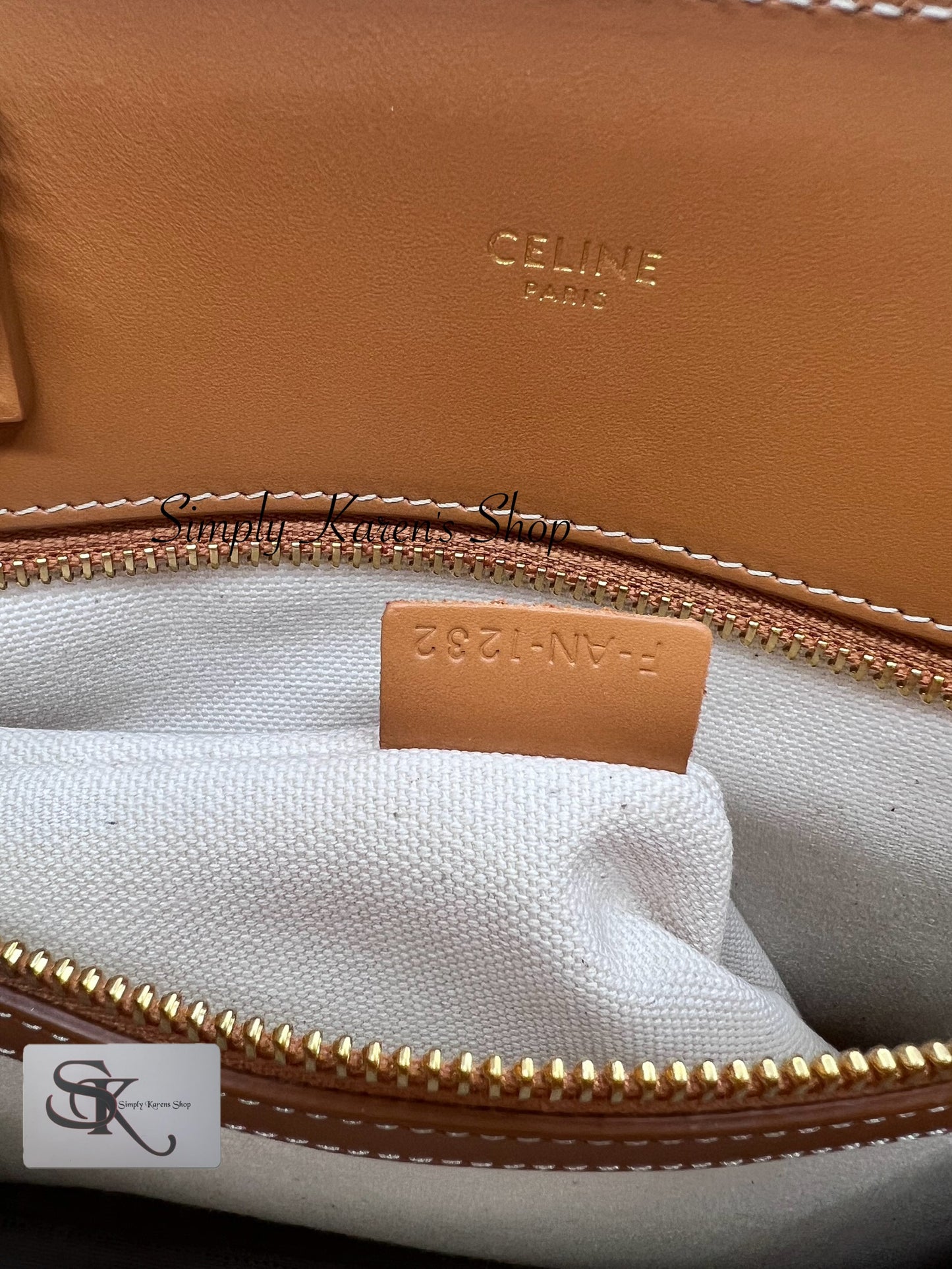 CELINE CABAS SMALL VERTICAL NATURAL TAN 2 WAY BAG