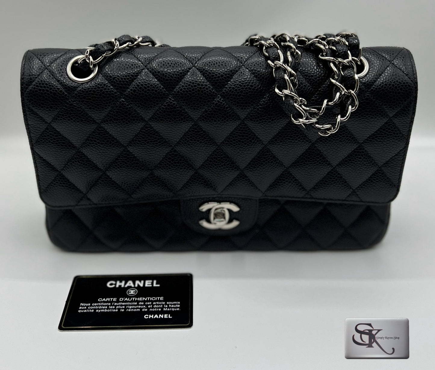 Chanel Caviar Double Flap 25