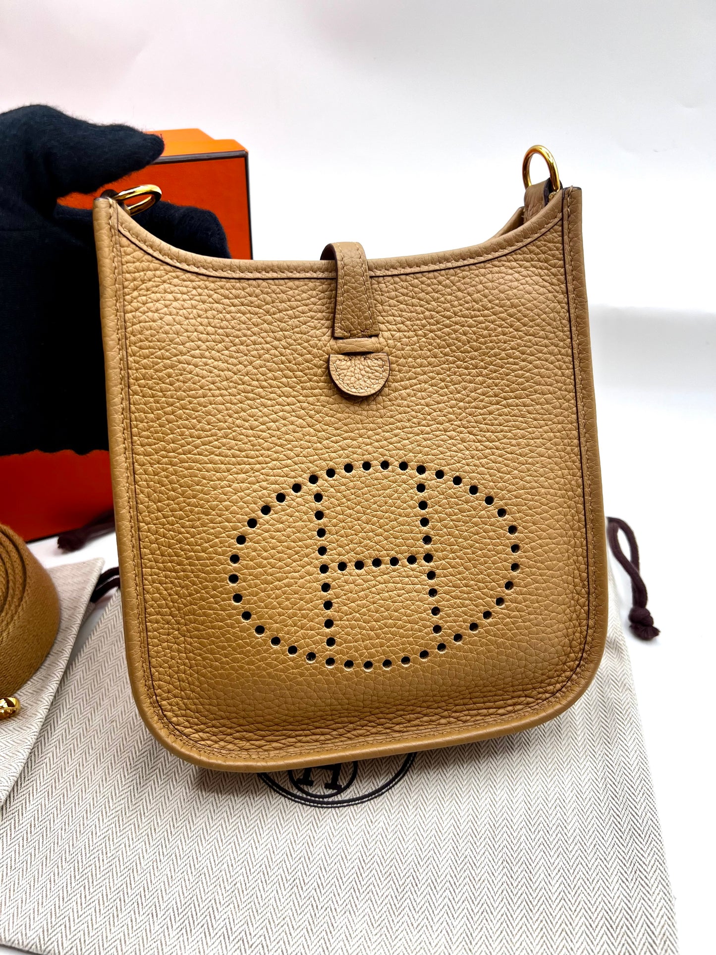 Hermes Evelyn TPM 4B Bisciut GHW Stamp Z 2021                (🇵🇭P150,500)