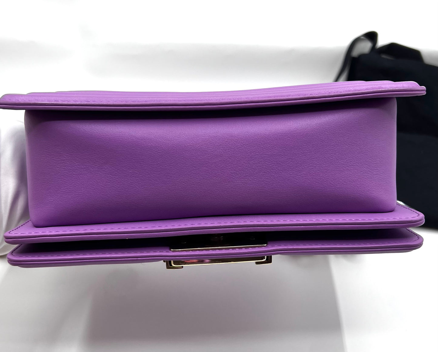 Chanel Leboy Purple Pm size Calfskin GHW Series29          (🇵🇭P197,800)