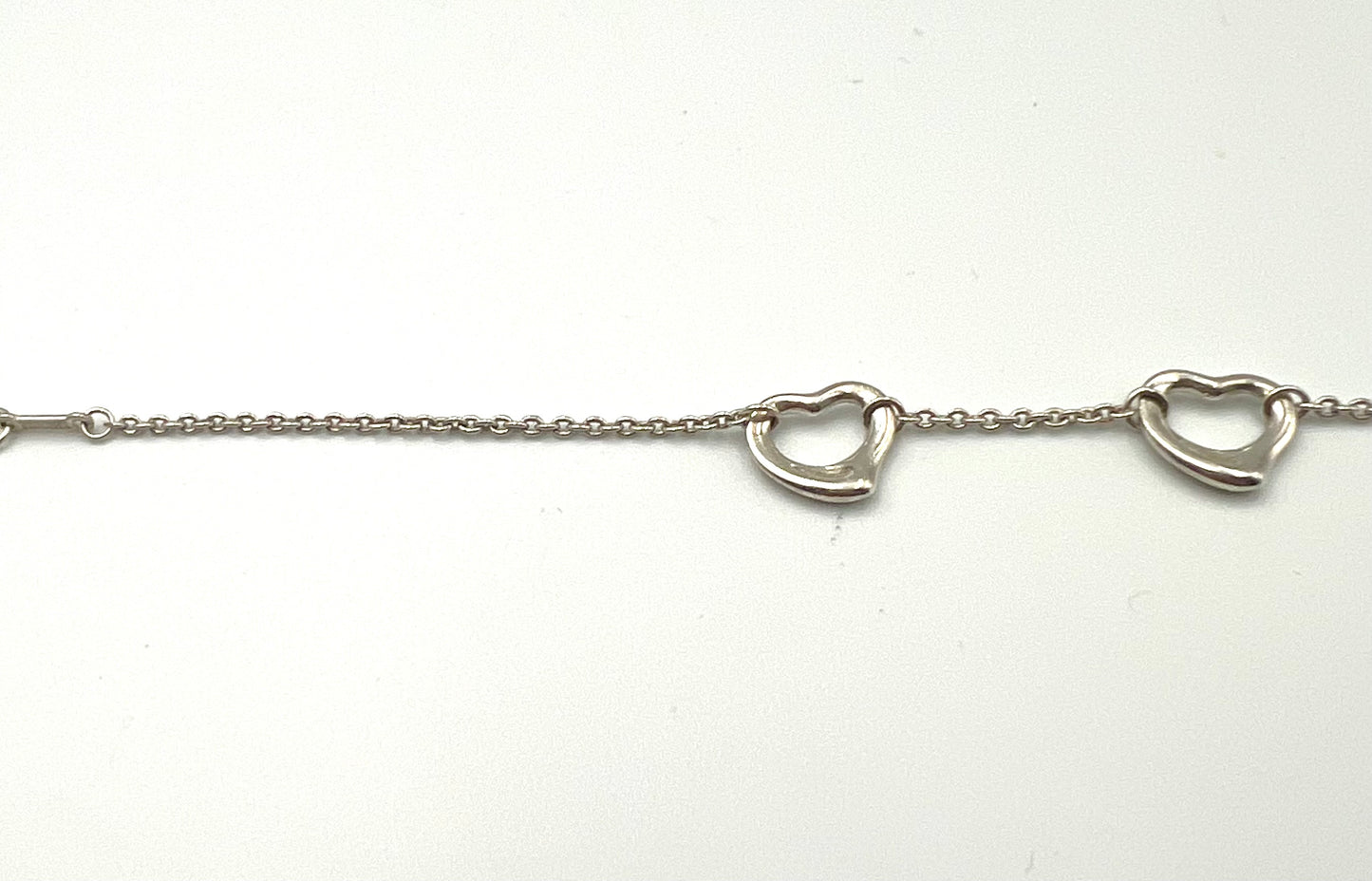 Tiffany & Co Elsa Peretti Open Heart Silver 925 Bracelet 17.5cm (🇵🇭P11,180)