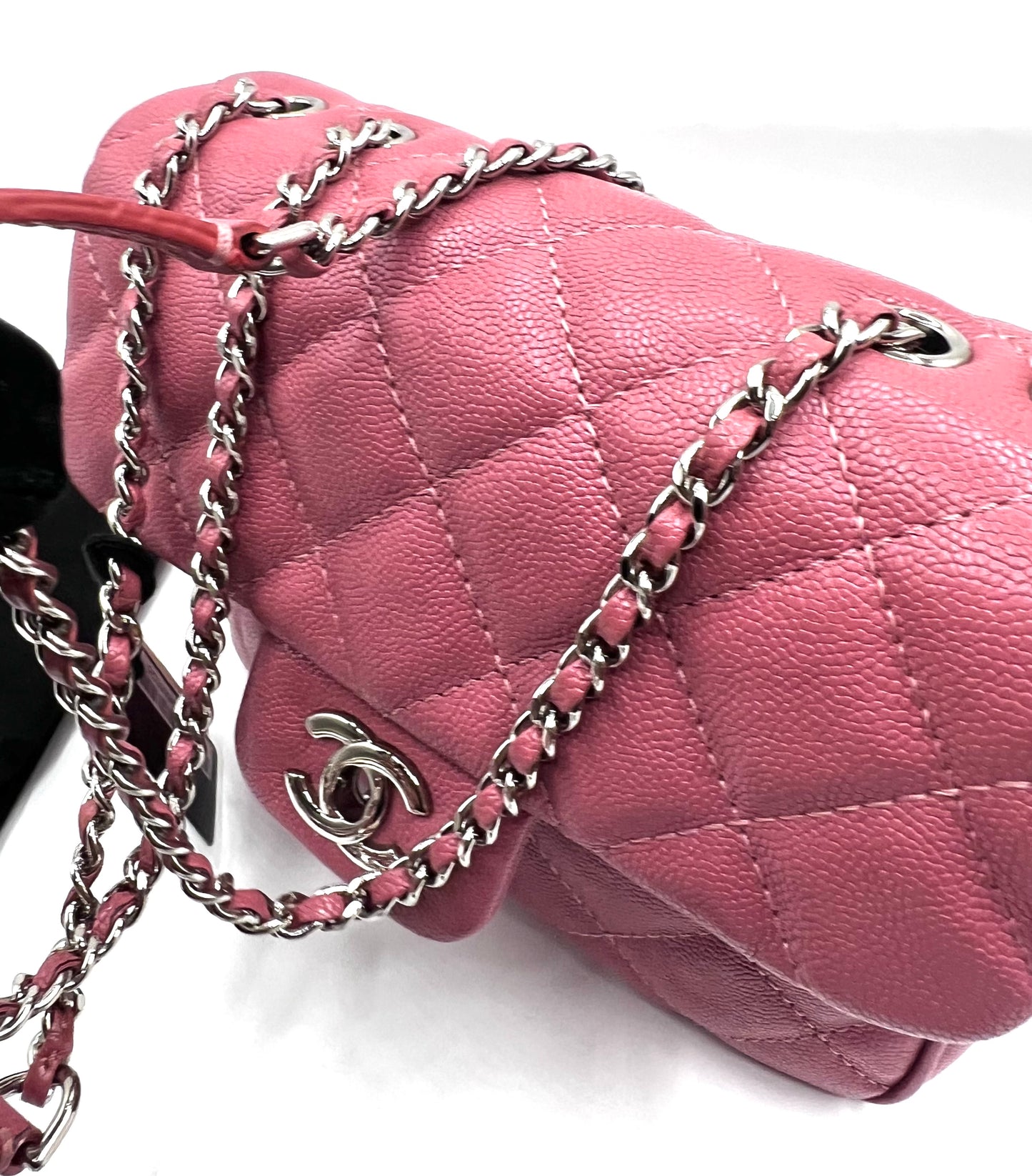 Chanel Pink Hue Caviar Mini Flap 2 way bag 25Series        (🇵🇭P189,200)