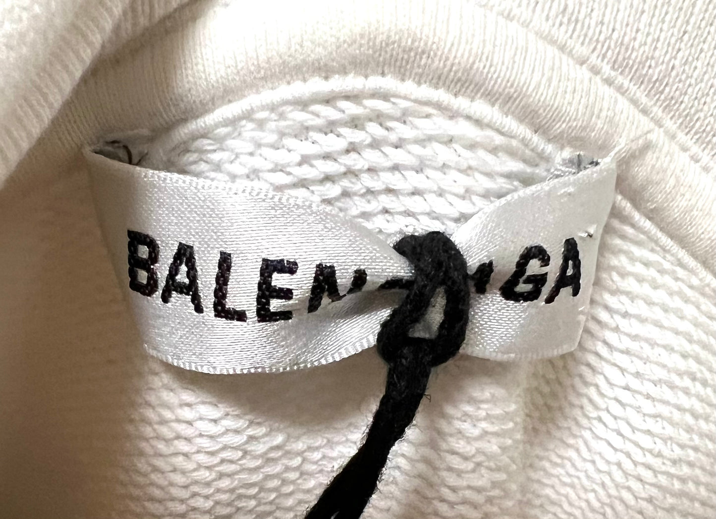 Balenciaga White Parker Jacket S Size on Tag Fits L size Ladies