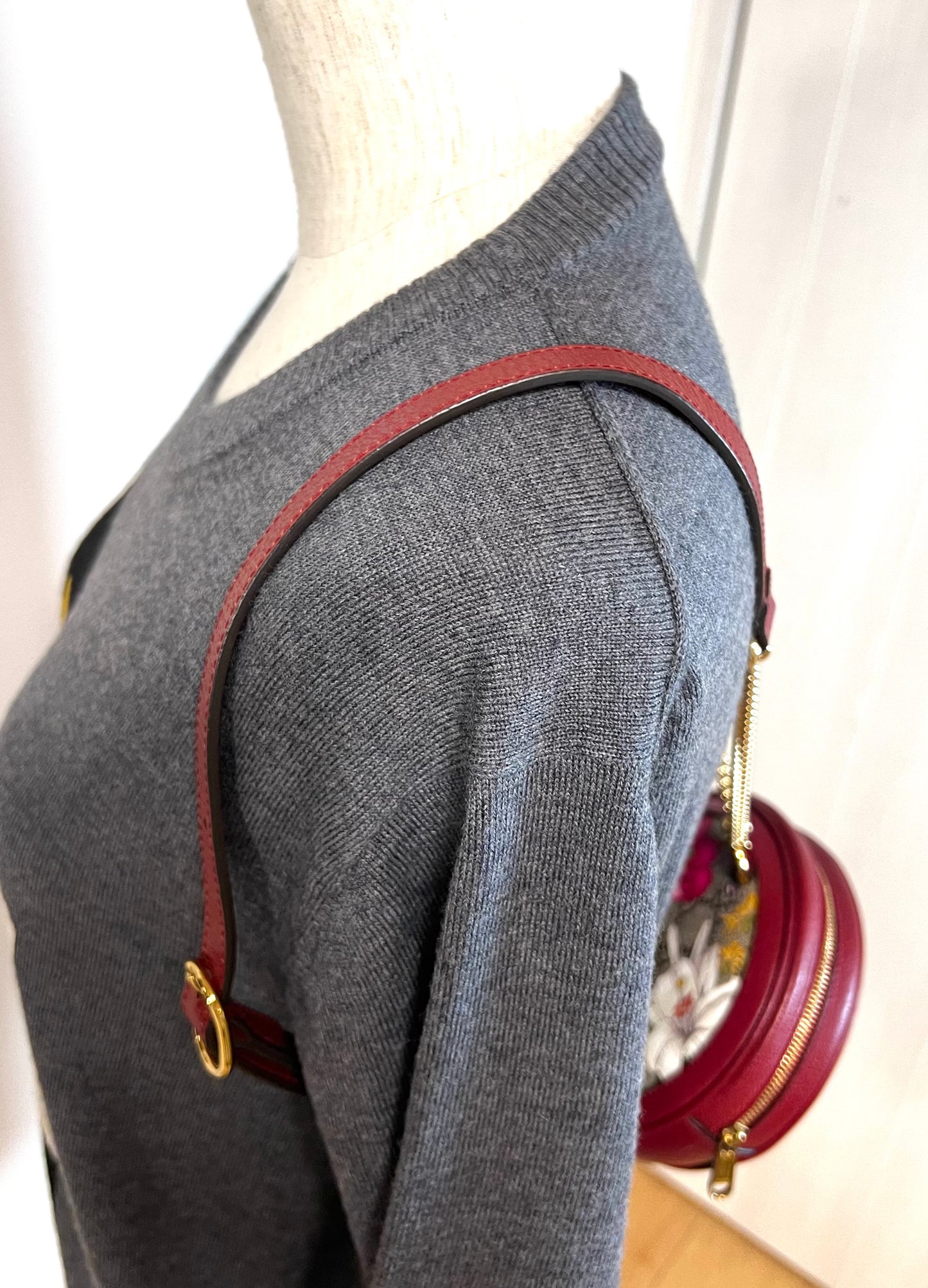 Gucci Ophidia GG Flora Mini Backpack in Red Leather and Canvas (🇵🇭P37,840)