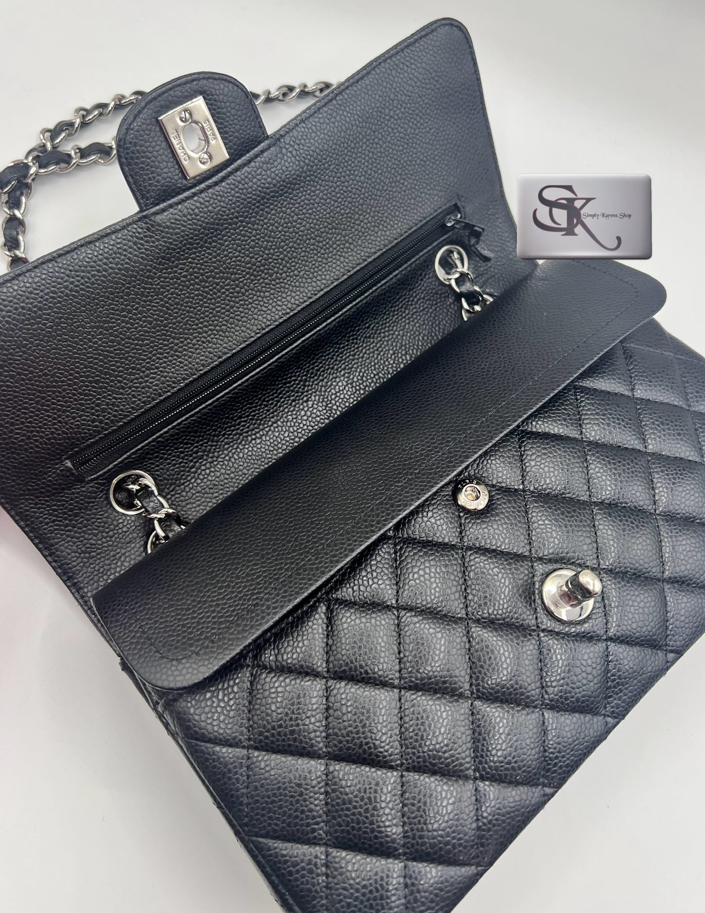 Chanel Caviar Double Flap 25